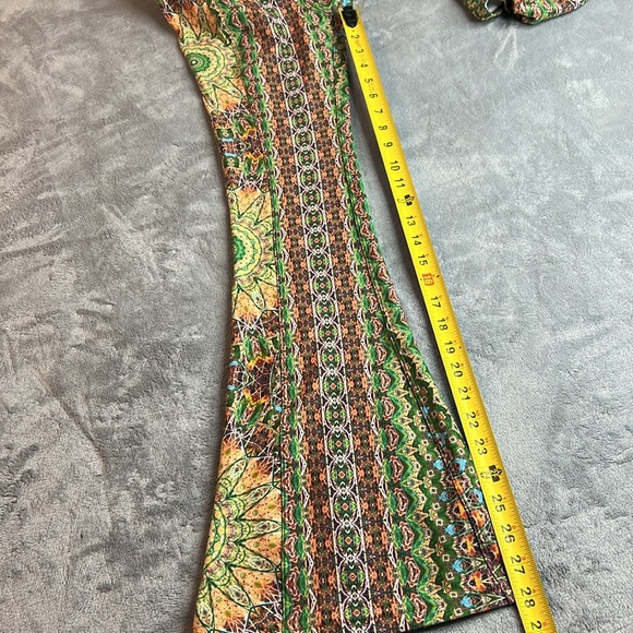 🎯NWOT Wolven Fauna Flare Green Size XSP - Picture 12 of 12